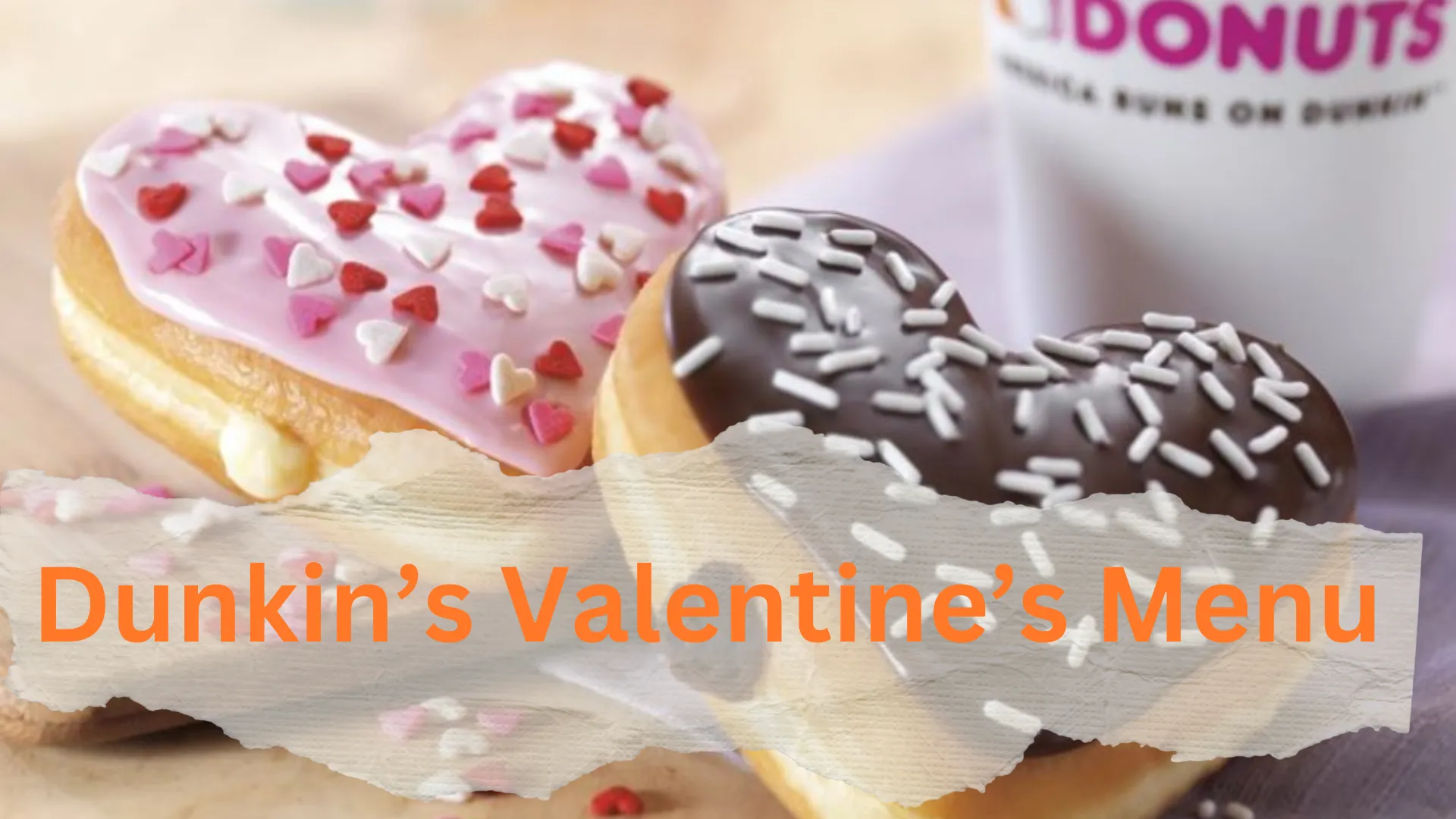 Dunkin valentines menu 2026