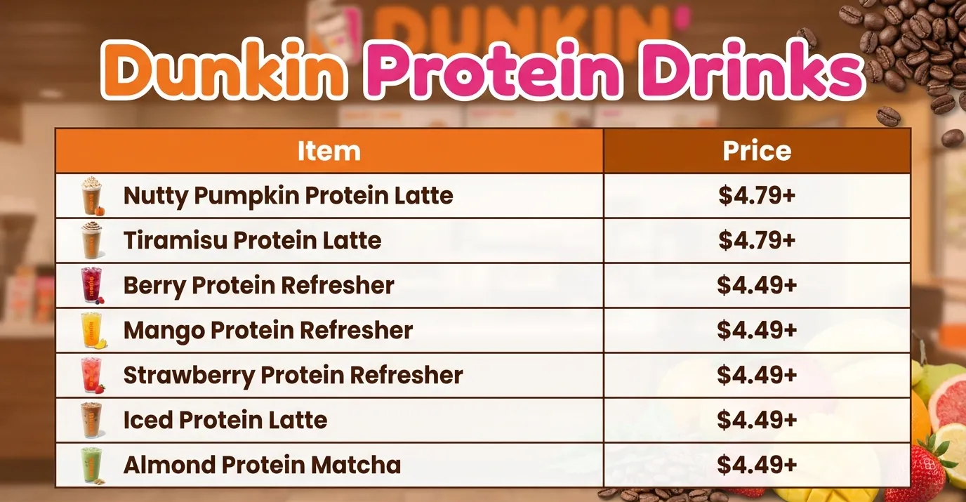 Dunkin_protein_drinks_menu